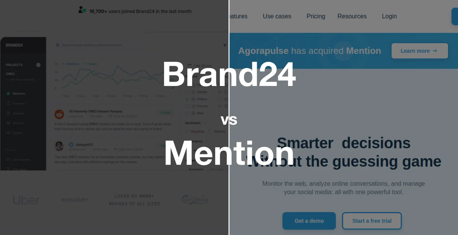 Brand24 vs Mention comparison