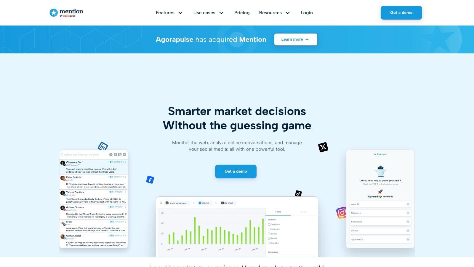 Mention real-time alert system for brand and competitor tracking