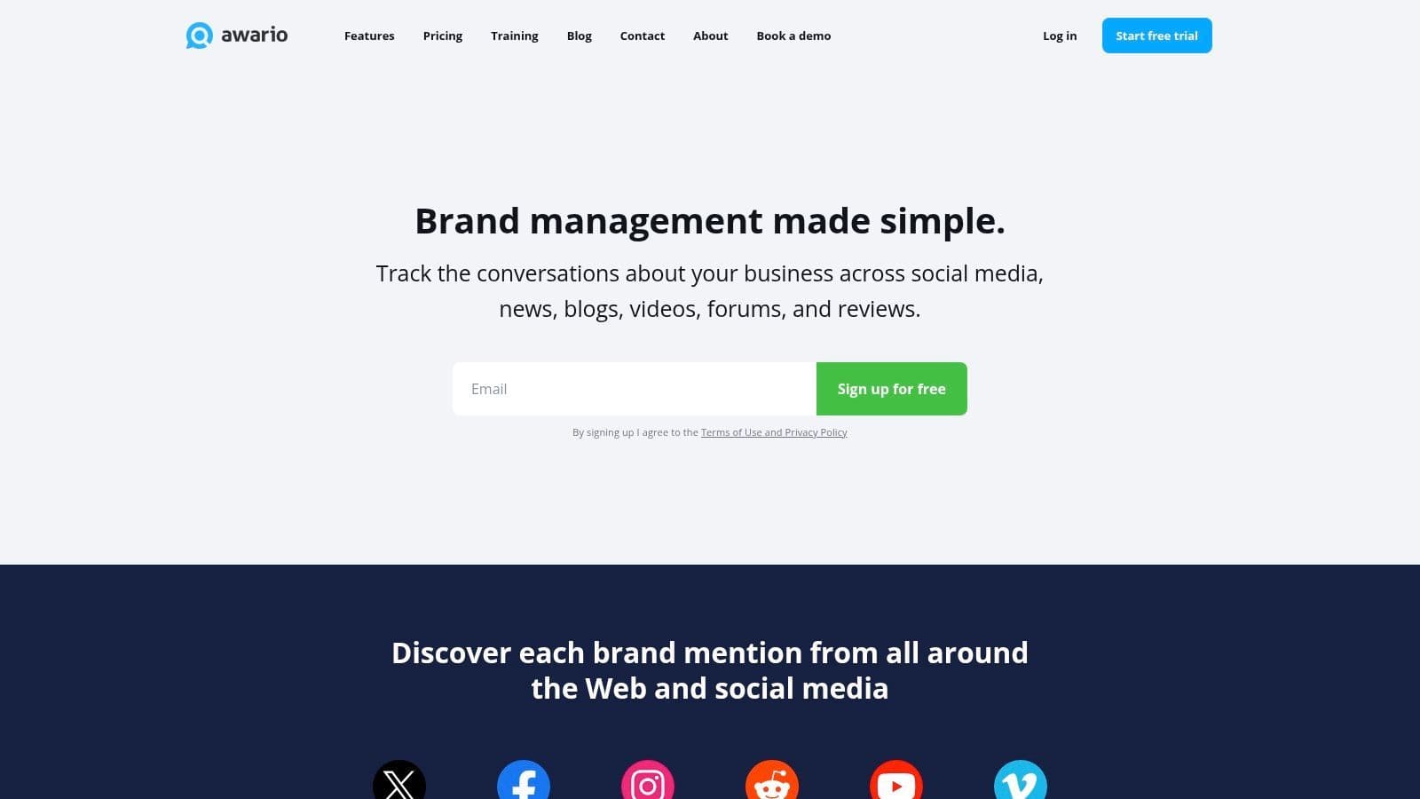 Awario affordable brand monitoring with Boolean search filters