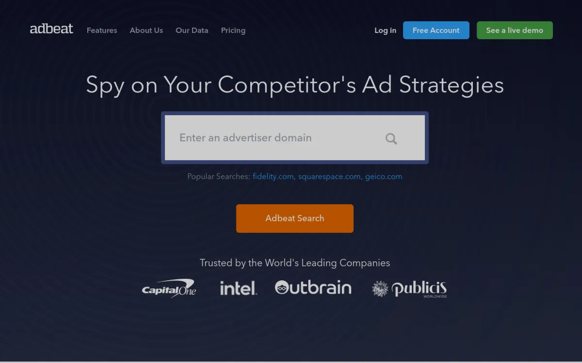 Adbeat — display advertising intelligence