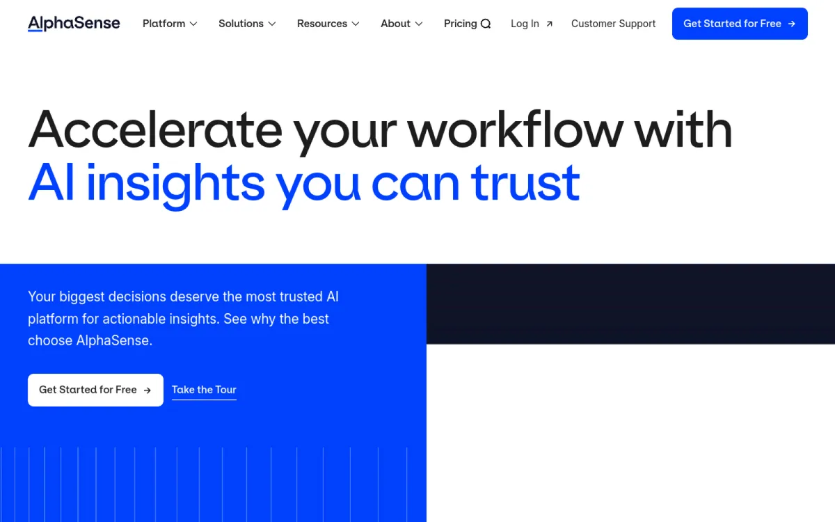 AlphaSense — market intelligence and search