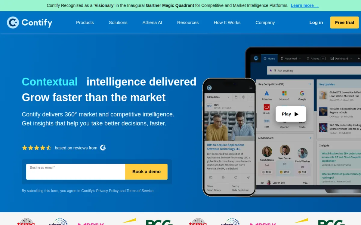 Contify — market and competitive intelligence