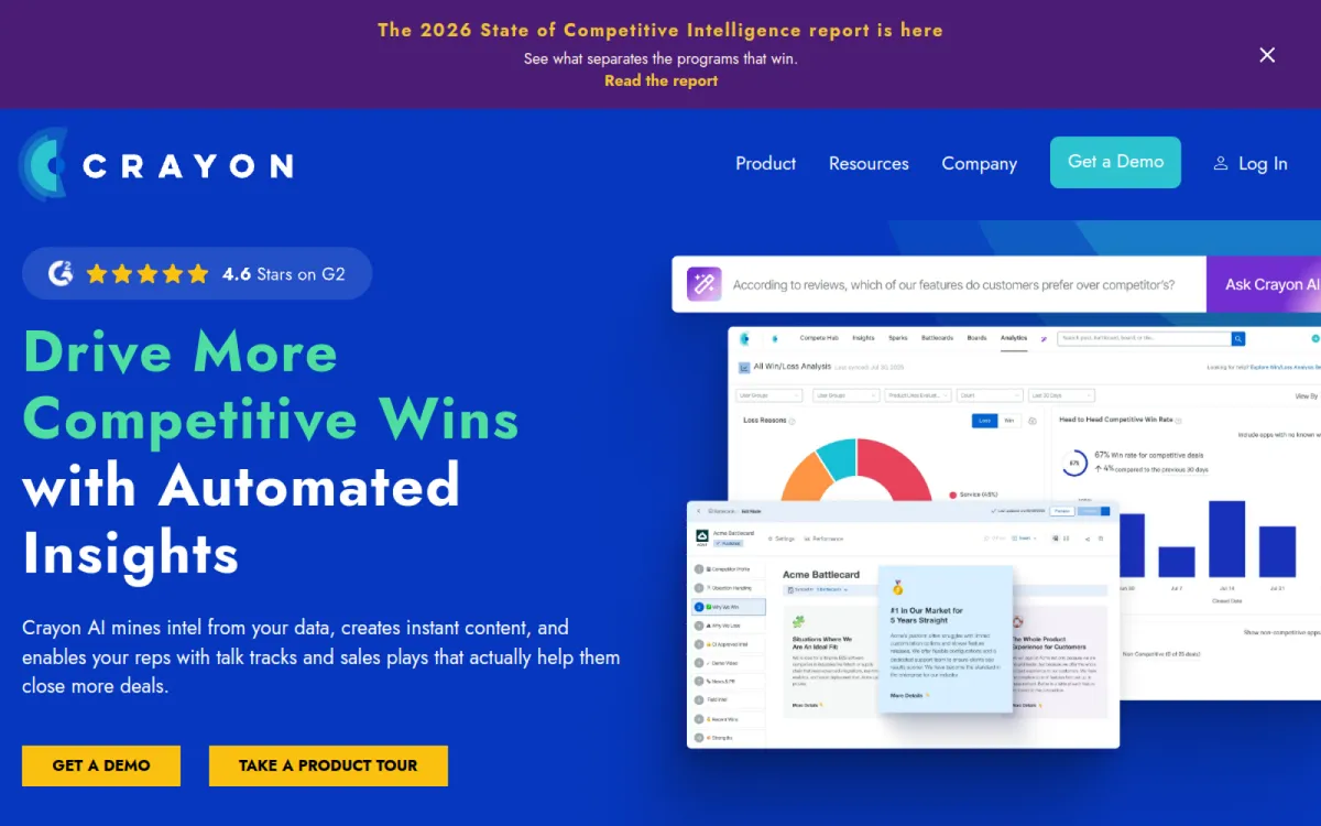 Crayon — competitive intelligence software