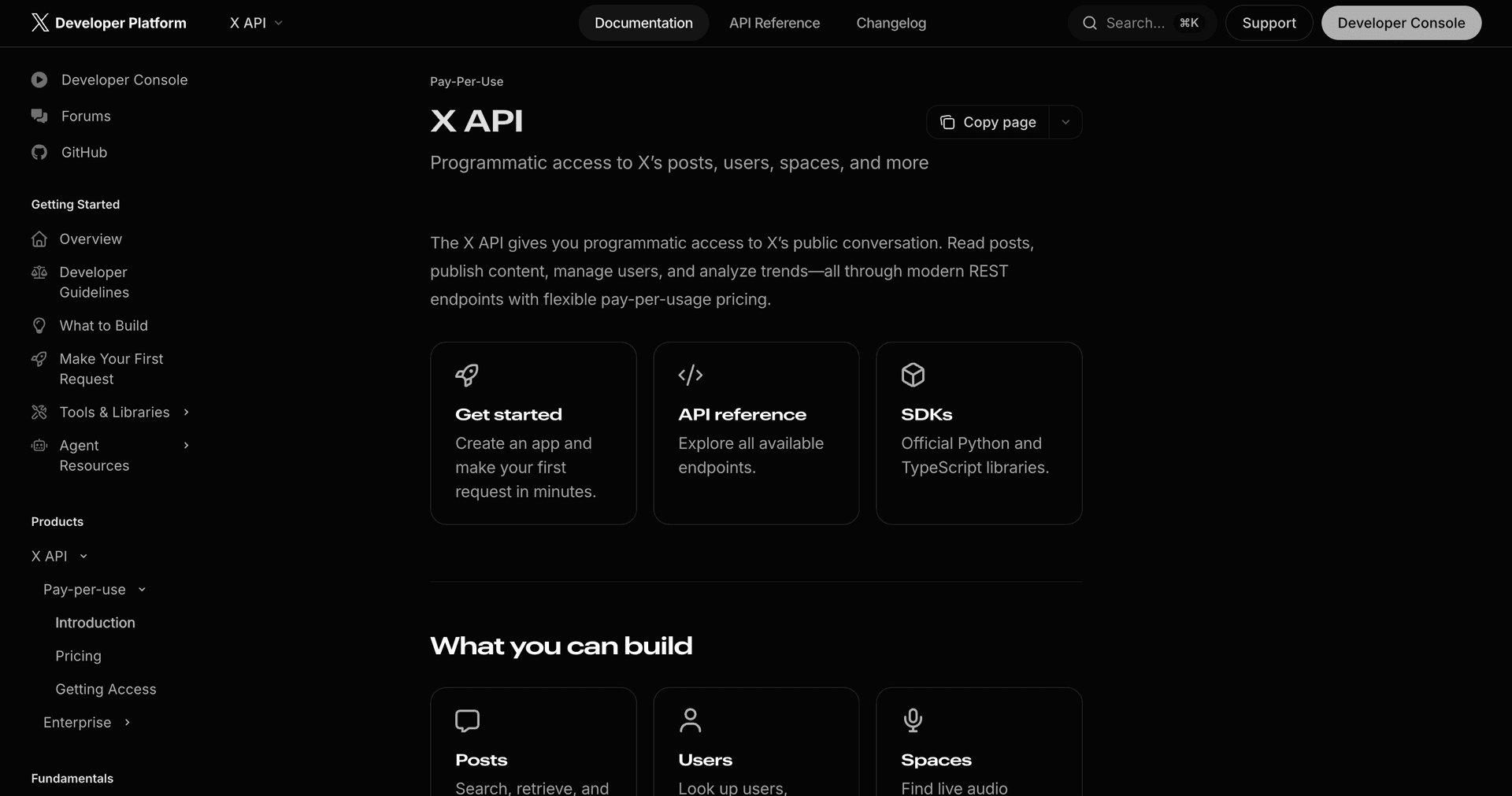 Twitter/X Developer portal