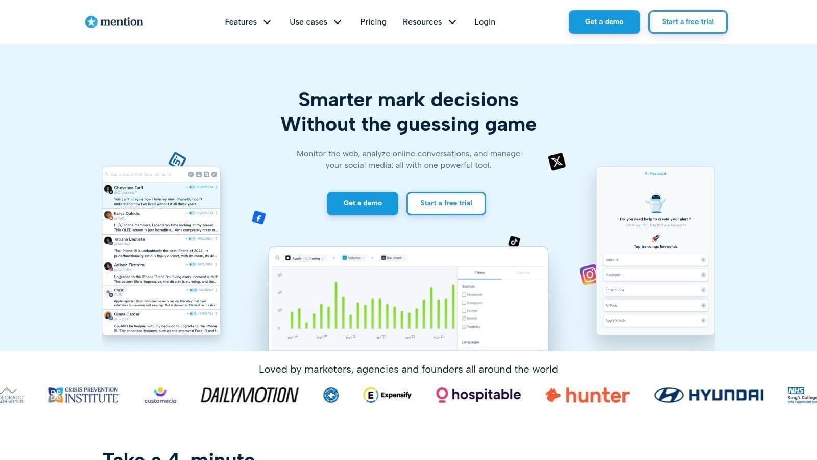 Mention Product Screenshot - 21 Best Social Listening Tools