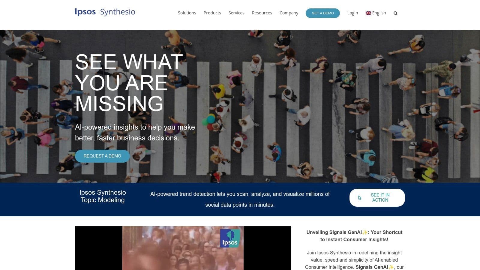 Synthesio Product Screenshot - 21 Best Social Listening Tools