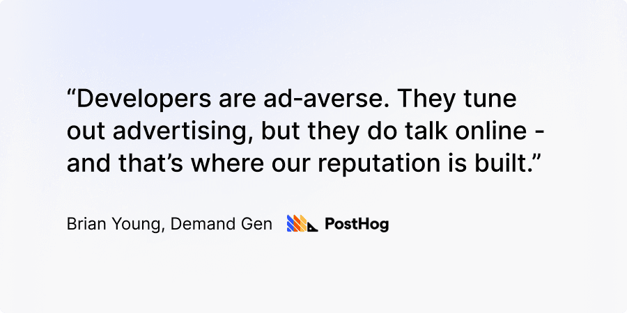 brian young posthog quote