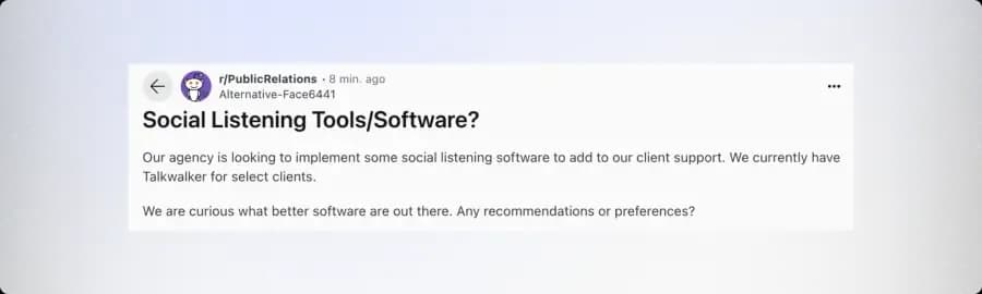 High-intent post on reddit to grow your business
