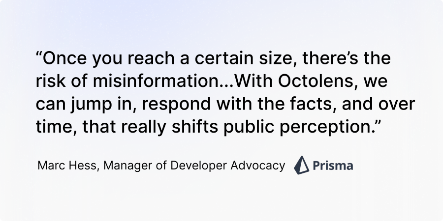 Marc Hess, Head of Developer Advocacy Prisma