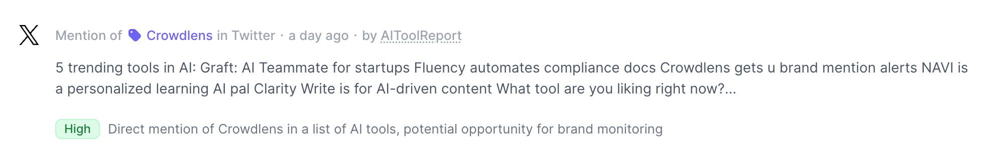 Octolens AI features